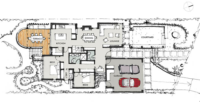 Mona Vale Residence - Plan